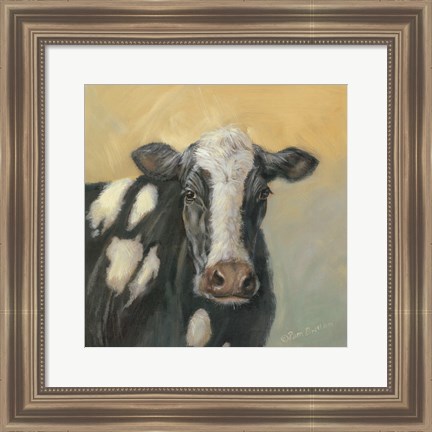 Framed Pretty Cow Print