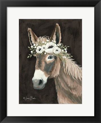 Framed Donkey Print