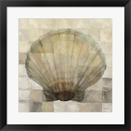 Framed Scallop Shell Print