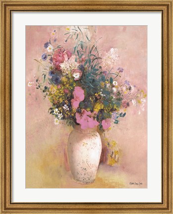 Framed Parisian Floral Print