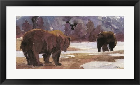 Framed Montana Bears Print