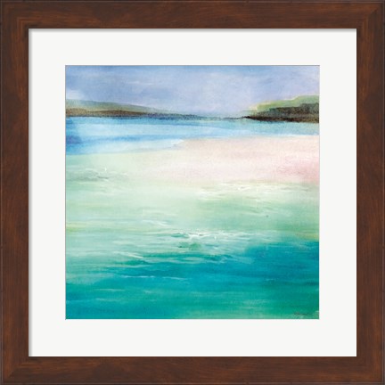 Framed Cool Waters I Print