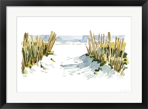 Framed Beach Impressions II Print