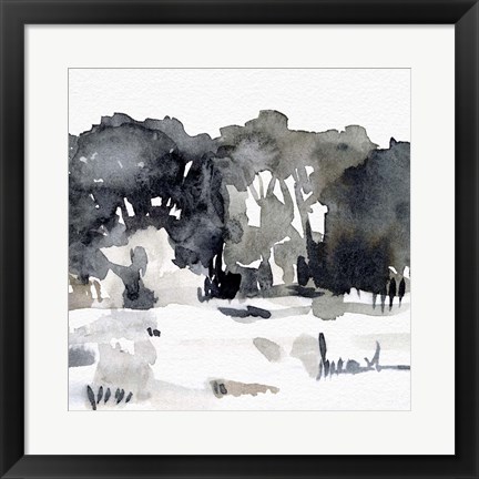 Framed December Landscape II Print