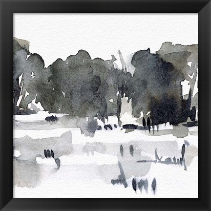 Framed December Landscape III Print