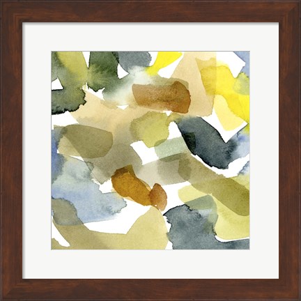 Framed Watercolor Palette I Print