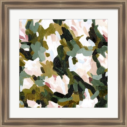 Framed Floral Frenzy II Print