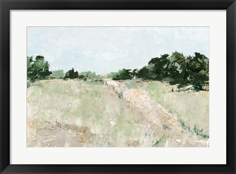 Framed Mint Fields II Print