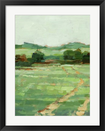 Framed Farm Road I Print