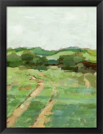 Framed Farm Road II Print