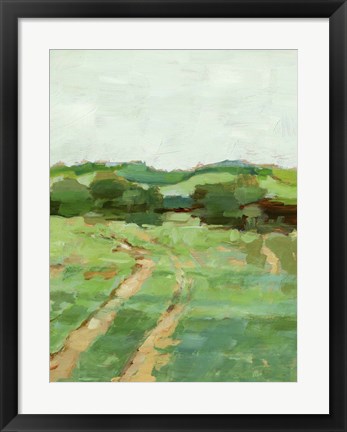 Framed Farm Road II Print