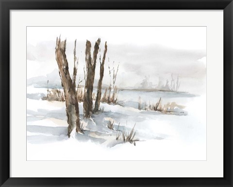 Framed First Snowfall II Print