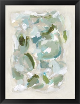 Framed Tinted Abstract VI Print