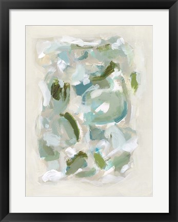 Framed Tinted Abstract VI Print