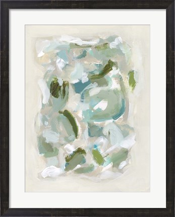 Framed Tinted Abstract VI Print