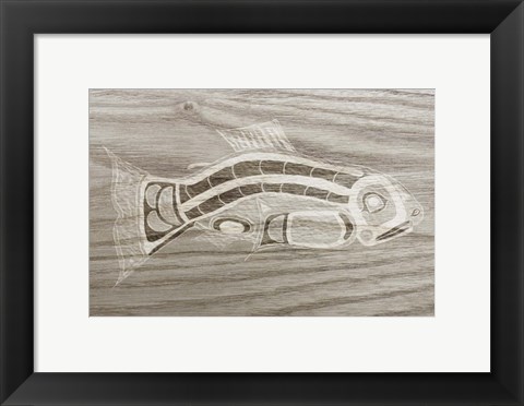 Framed Totem Animal I Print