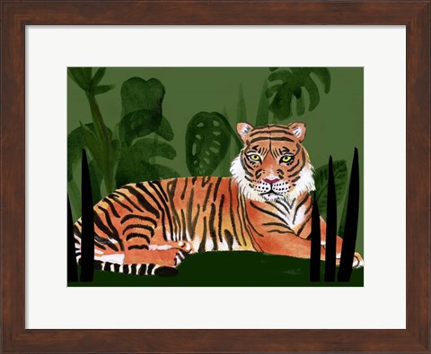 Framed Tiger Tiger I Print