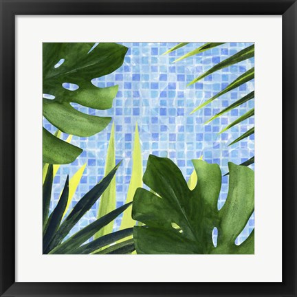 Framed Poolside Shade I Print