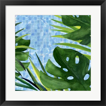 Framed Poolside Shade II Print