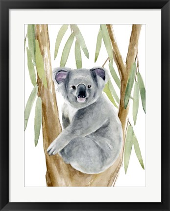 Framed Woodland Koala II Print