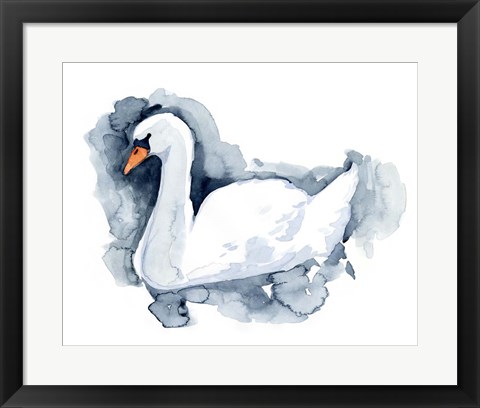 Framed Silverlake Swan II Print