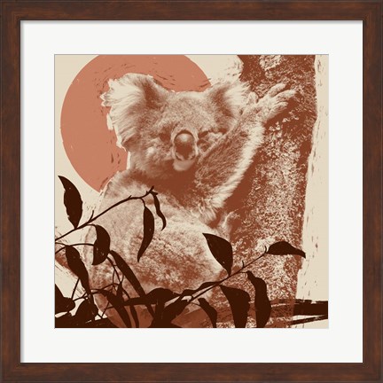 Framed Pop Art Koala I Print