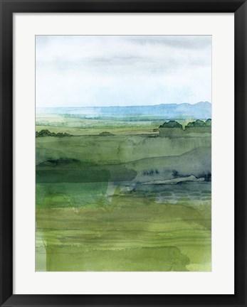 Framed Jewel Tone Terrain II Print