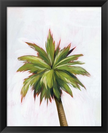 Framed Palm Glow I Print