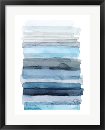 Framed Tide Drift I Print