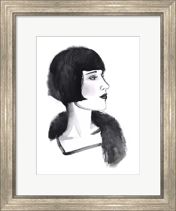 Framed Gatsby Girl I Print