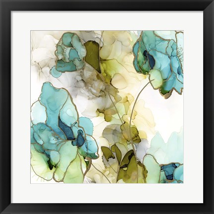 Framed Flower Facets IV Print