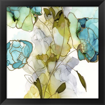 Framed Flower Facets V Print