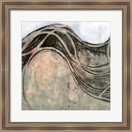 Framed Wave Flux II Print