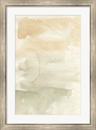 Framed Pastel Gradation I Print