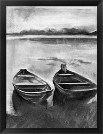 Framed Bateau Noir II Print