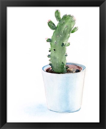 Framed Sharp Succulents II Print