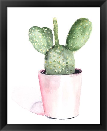 Framed Sharp Succulents III Print