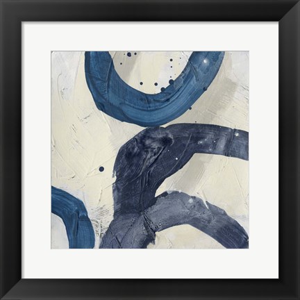 Framed Blue System IV Print