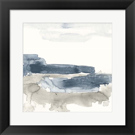 Framed Shoreline Blues III Print