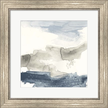 Framed Shoreline Blues V Print