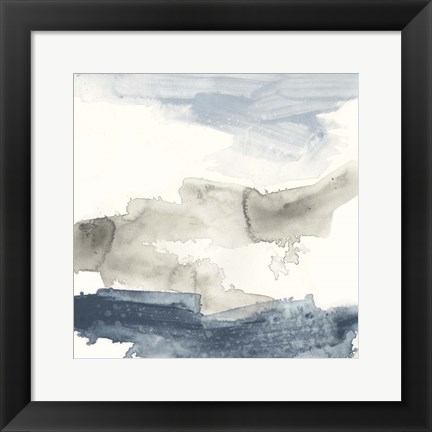 Framed Shoreline Blues V Print