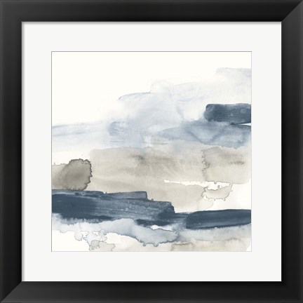 Framed Shoreline Blues IX Print