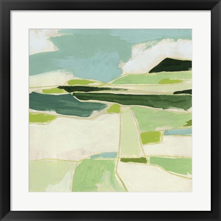 Framed Greenscape II Print