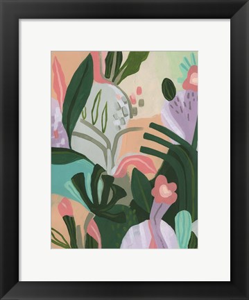 Framed Jungle Jigsaw II Print