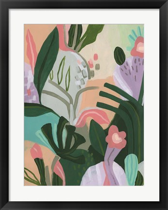 Framed Jungle Jigsaw II Print