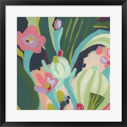 Framed Tropical Celebration I Print