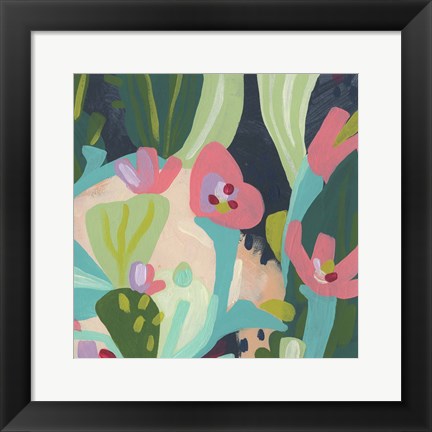 Framed Tropical Celebration III Print