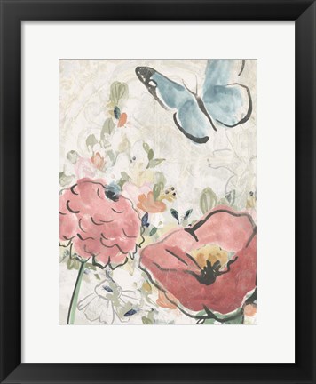 Framed Meadow Spring II Print