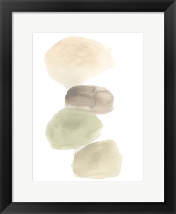 Framed Stone Flow IV Print