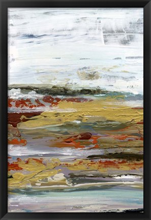 Framed Marble Coast II Print